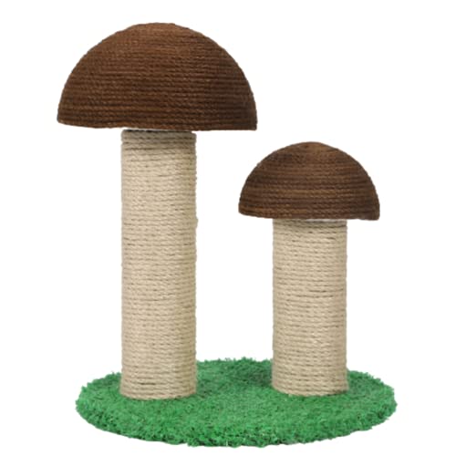 Cat Tower Creativity Katzenbaum, Pilz-Kratzbaum mit langlebigen Sisal-Materialien, einzigartige Katzenhütte schützen Ihre Möbel Haustiermöbel von JUSHIW