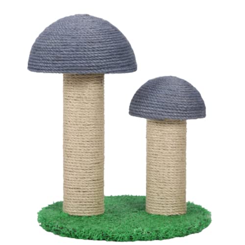 Cat Tower Creativity Katzenbaum, Pilz-Kratzbaum mit langlebigen Sisal-Materialien, einzigartige Katzenhütte schützen Ihre Möbel Haustiermöbel von JUSHIW