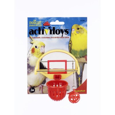 JW (3 Pack) Pet Activitoy Birdie Basketball Mirrored Backboard Toy von JW