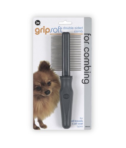 JW Gripsoft Double Sided Grooming Comb for Dogs von JW