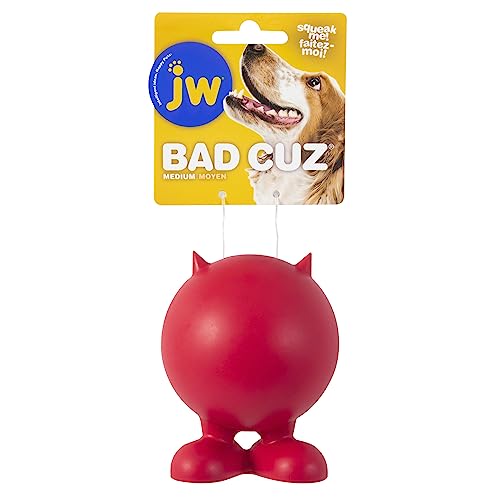 Pet Mate JW JW43168 Bad Cuz, Gummiball für Hunde, M von Pet Mate