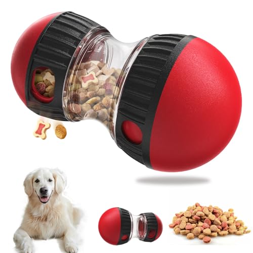 JWTEEE Intelligenzspielzeug für Hunde - Hundespielzeug Intelligenz, Futterball mit Einfacher Befüllung, Perfekt für Indoor & Outdoor Interaktive Aktivitäten - Snackball für Kleine und Mittlere Hunde von JWTEEE