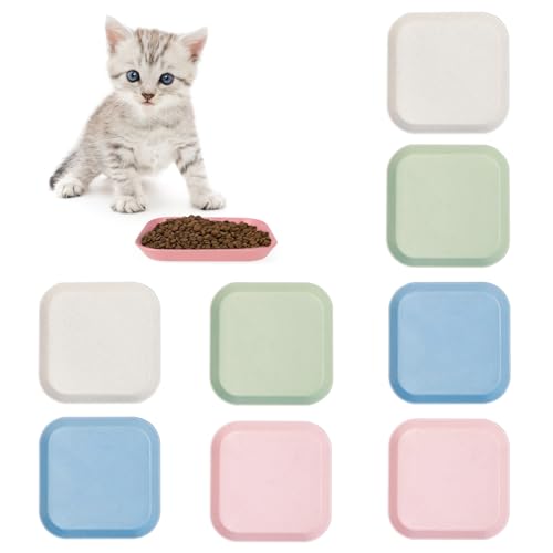 6 Pcs Cat Food Dish von JXAXD