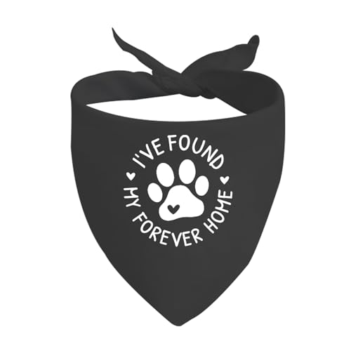 JXGZSO Hundehalstuch, Aufschrift "I've Found My Forever Home", 1 Stück von JXGZSO