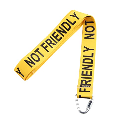 JXGZSO Not Friendly Hundeleine Keep Away Give Me Space Hundeleine Wrap Rescue Dog Lead (nicht freundliche Leinen) von JXGZSO