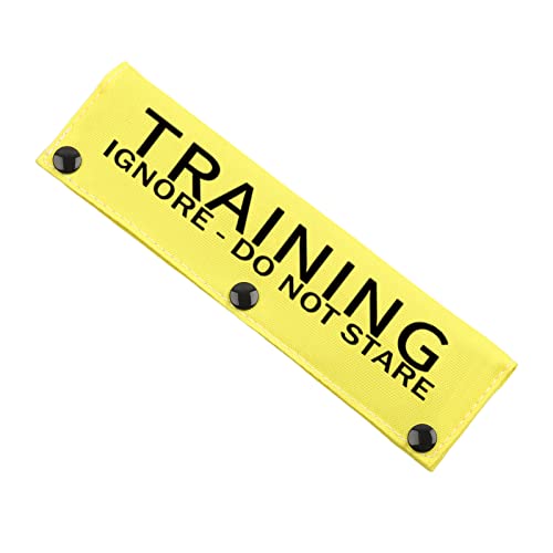 JXGZSO Training Ignore Do Not Stare Reactive Dog Leash Sleeve Dot Not Pet Training Dog Leash Sleeve Service Dog Leash Wrap (T Ignorieren D N Stare DLS) von JXGZSO