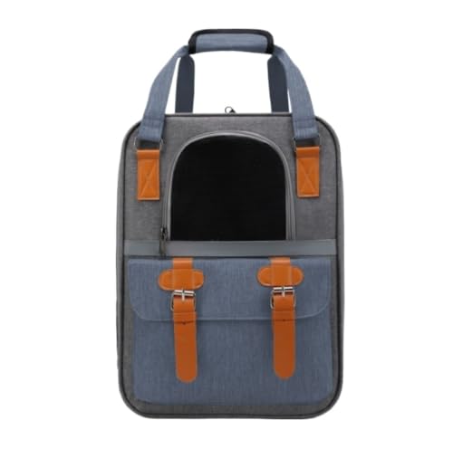 Transportbox für Haustiere Tragbarer Haustier-Rucksack Mit Großem Fassungsvermögen Für Kleine, Mittelgroße Katzen, Hunde Und Welpen Mit Atmungsaktivem Netz Hunde Tragebox ( Color : A , Size : 41*21*30 von JYARZ