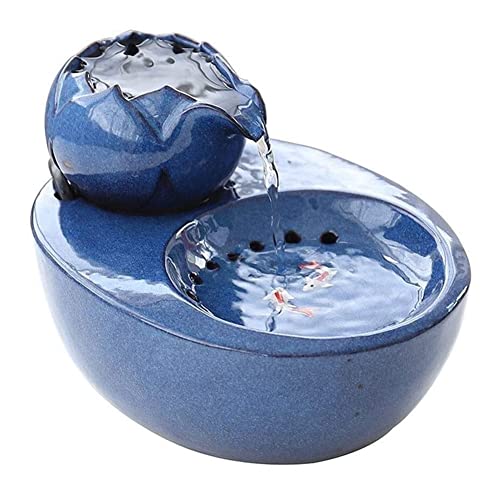 JYCCH Automatische Zirkulation Automatische Zirkulation Katzenwasserspender Haustier Brunnen Tragbarer Wassertank Haustier Wasserspender Trinker (Color : Blue) (Rosa) von JYCCH