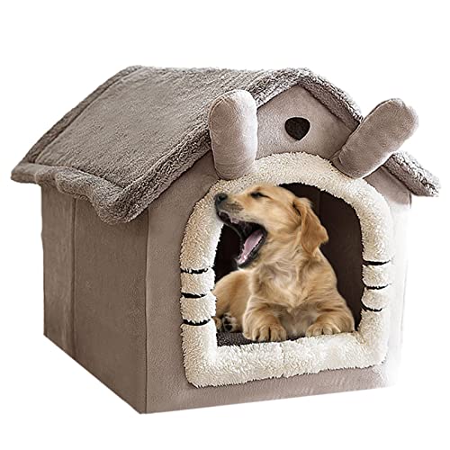 JYFanse Hunde- und Katzenzelt-Haus – langlebiges und wasserdichtes warmes kleines Hundehaus, abnehmbares und waschbares Cartoon-Hundezelt von JYFanse