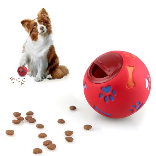 JYTDBCS Hunde-Puzzle-Spielzeug, Ball, Leckerli-Ball, Welpen-Spielzeug, Leckerli-Spender, Puzzle, langsames Füttern, interaktives Spielzeug, Trainingsspiele für Hunde, Katzen, Kaninchen, Hamster von JYTDBCS