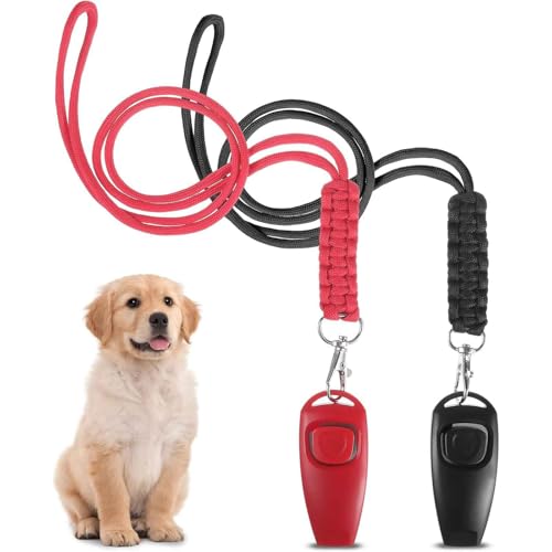 JYTDBCS Pet Trainer 2-in-1 Trainingssirenen Soundgenerator mit Lanyard Sirenen Hundepfeife für Rückruf Hundepfeife von JYTDBCS