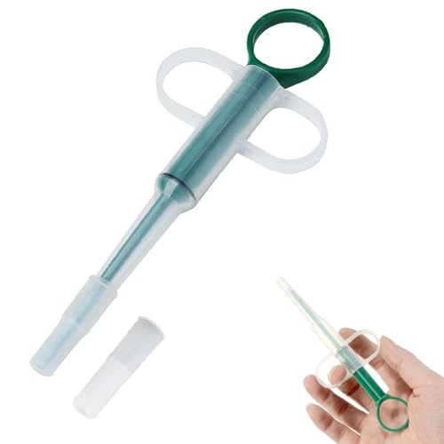 Pet Pill Plunger for Small Cats Dogs Pill Gun Dispenser Pet Piller Reusable Cat Pill Dispenser Soft Tip Tablet Spritze Pusher Animal Medicine Feeder for Feeding Accessories cat and dog pill giver von JYTDBCS