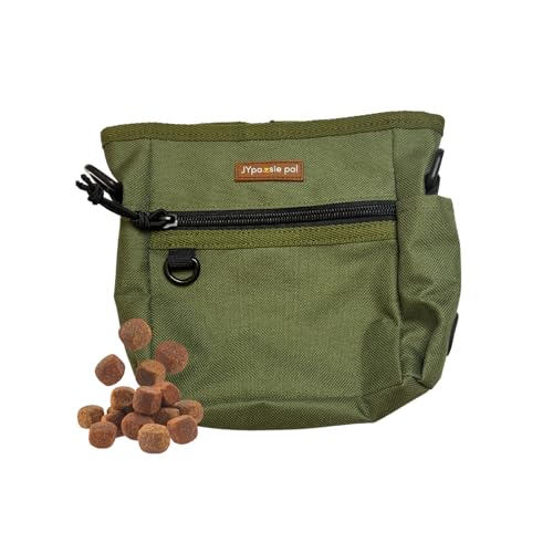 JYpawsie pal Leckerli-Tasche für Hundetraining mit Magnetverschluss, Leckerli-Tasche mit Metallclip, Hüftgurt, Bauchtasche für freihändiges Training und Kotbeutelhalter für Spaziergänge mit Haustieren von JYpawsie pal