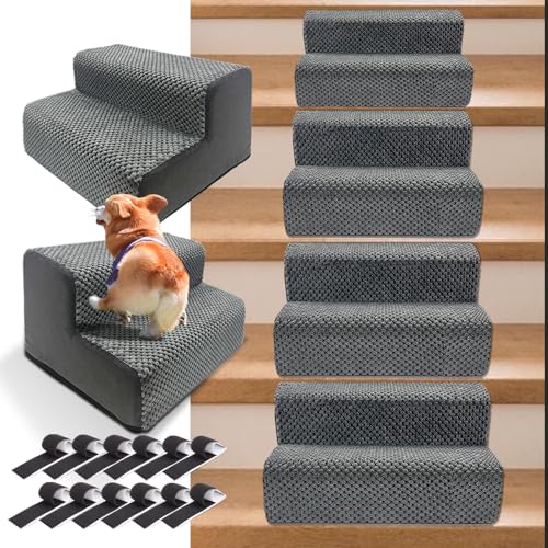 Hundetreppe für kleine Hunde, modulare Schaumstoff-Treppe für Treppe, rutschfeste Haustiertreppe für kleine Hunde, Haustiertreppe für Hunde, Katzen von JZHLLA