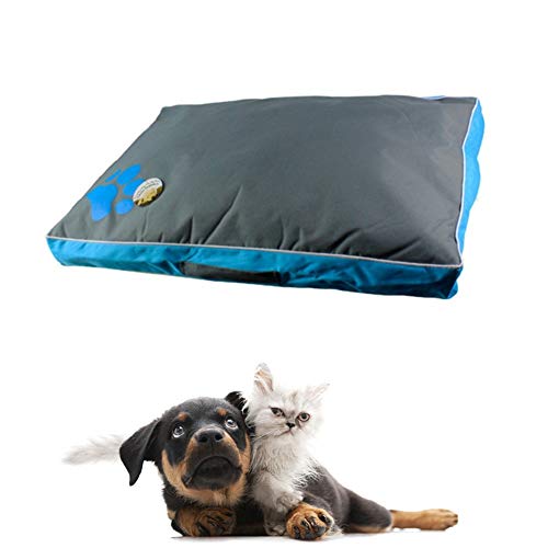 JZTRADE Hundedecke Kuscheldecke Hund Welpen Matten Weiches Tierarztbett Hundebett Zubehör Hundebett Hundebett klein Haustier-Auflage Welpenbett Blue,XL von JZTRADE