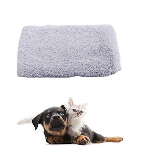 JZTRADE Hundedecken Katzendecke Flauschige Decke Welpenbett Dicke Waschbares Hundebett Hundekiste Bett Kätzchenbett Hundebett klein Haustierdecke Light Gray,l von JZTRADE