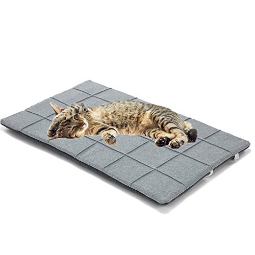 JZTRADE Katzendecke Hundedecken Waschbar Warme Hundedecke Weiche Katze Mat Haustier-Auflage Welpen Matten Hundebettwäsche Hundekiste Mat Katzenbetten Gray,XXS von JZTRADE