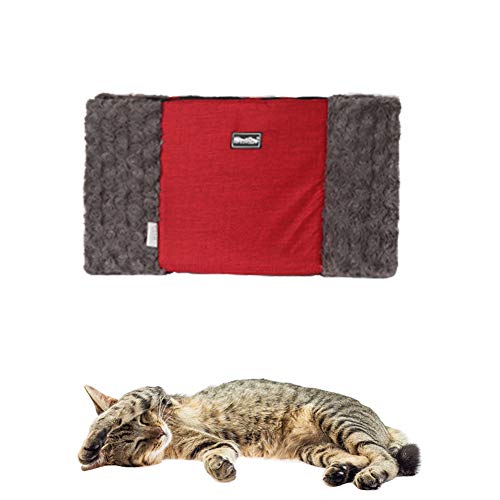 JZTRADE Katzendecke Kuscheldecke Hund Haustier-Auflage Warme Hundedecke Luxus Hundebett Kätzchenbett Haustierbett Welpen Matten Flauschige Katze Mat red von JZTRADE