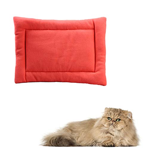 JZTRADE Kuscheldecke Hund Hundedecke Hundekomfortbett Weiche Katze Mat Haustier-Auflage Warme Hundedecke Waschbares Hundebett Hundebettwäsche Hundekiste Mat orange,l von JZTRADE