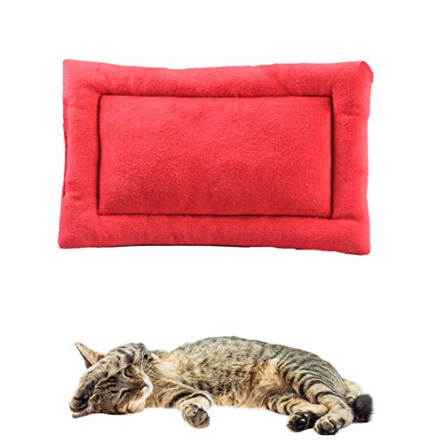 JZTRADE Kuscheldecke Hund Hundedecke Hundekomfortbett Weiche Katze Mat Haustier-Auflage Warme Hundedecke Waschbares Hundebett Hundebettwäsche Hundekiste Mat red,XL von JZTRADE