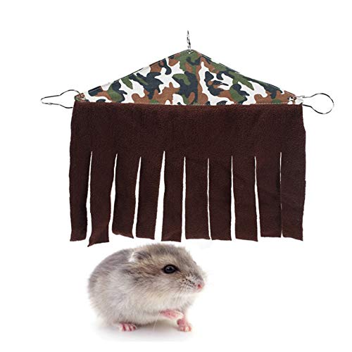 JZTRADE Meerschweinchen Hängematten Ratten Zubehör Kaninchenbetten Für Innenräume Hamster Bett Hamster Cage Zubehör Kaninchenbett Haustier-Hängematte Camouflage von JZTRADE