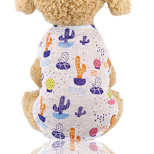 JZTRADE Sommer Hunde Klamotten Hunde Mantel Sommer Haustier-Kleidung Hundemäntel Hundekleidung für kleine Hunde Niedliche Kleidung Hundemantel 3,XL von JZTRADE