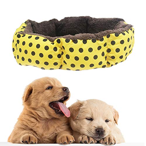 JZTRADE hundebett Grosse Hunde hundebett kleine Hunde Kätzchenbett Hund Schlafsofa Flauschiges Hundebett Hundekomfortbett Haustiernest Günstige Hundebetten Yellow,l von JZTRADE