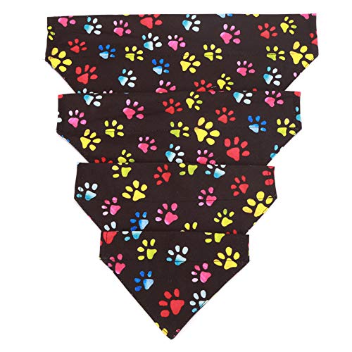 JZTRADE hundehalstuch katzenhalstuch Hund Mohn Bandana Hundebekleidung Welpengeschenke Haustier Bandana Katze Bandana Mohn Hund Bandana Bandana für Hund Set von JZTRADE