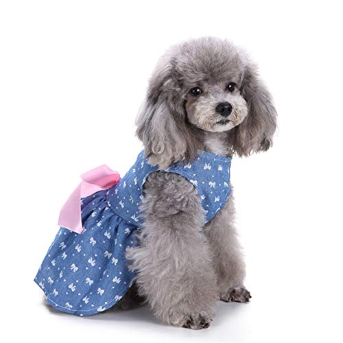 JZTRADE hundekleid Haustierkleid Hundekleid für große Hunde Sommerhundekleidung Hundekleidung Prinzessin Hundekleid Haustier Party Kleid Bling Hundekleid 2,l von JZTRADE