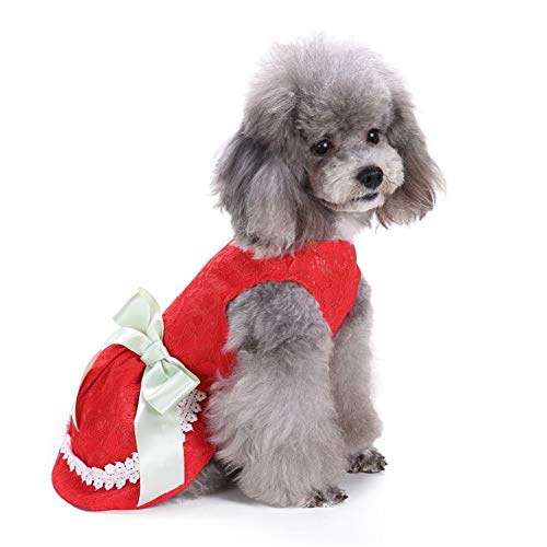 JZTRADE hundekleid Haustierkleid Hundekleid für große Hunde Sommerhundekleidung Hundekleidung Prinzessin Hundekleid Haustier Party Kleid Bling Hundekleid 3,l von JZTRADE