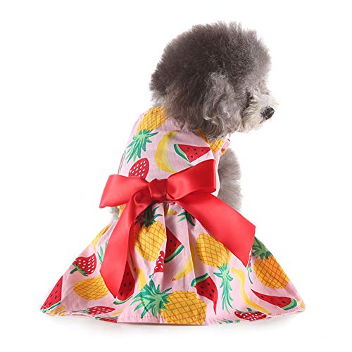 JZTRADE hundekleid Haustierkleid für kleine Hunde Bling Hundekleid Rock für kleinen Hund Hundekleid für den Sommer Prinzessin Hundekleid Hundekleidung 7,m von JZTRADE