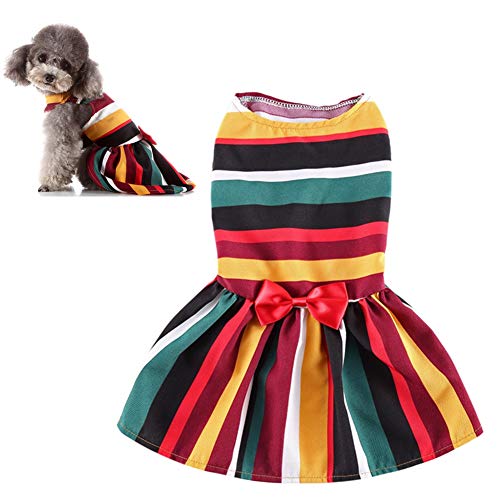 JZTRADE hundekleid Haustierkleid für kleine Hunde Bling Hundekleid Rock für kleinen Hund Hundekleid für den Sommer Prinzessin Hundekleid Hundekleidung 9,m von JZTRADE