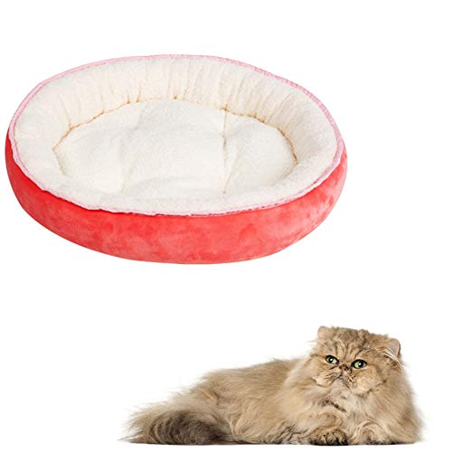 JZTRADE katzenbett hundebetten für mittlere Hunde Katzenhöhle Kleines Katzenbett Flauschiges Katzenbett Flauschiges Hundebett Hund Schlafsofa red,XL von JZTRADE