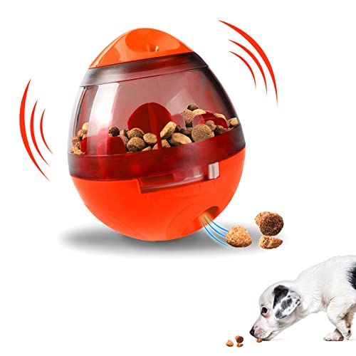 JZXOIVA Dog Treat Ball, Adjustable Dog Treat Dispensing Dog Toys, Interactive Food Puzzles Ball for Dogs, Pet Slow Feeder Ball von JZXOIVA