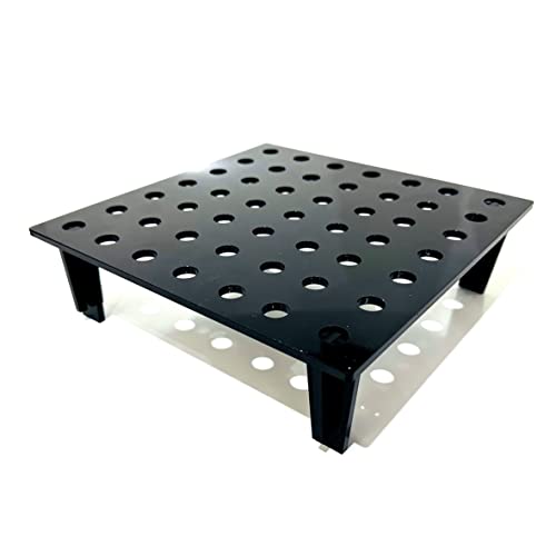 Reef Rack Korallen Deck Acryl für Meerwasser (Rack L 117 Plätze, schwarz) von Jackplott