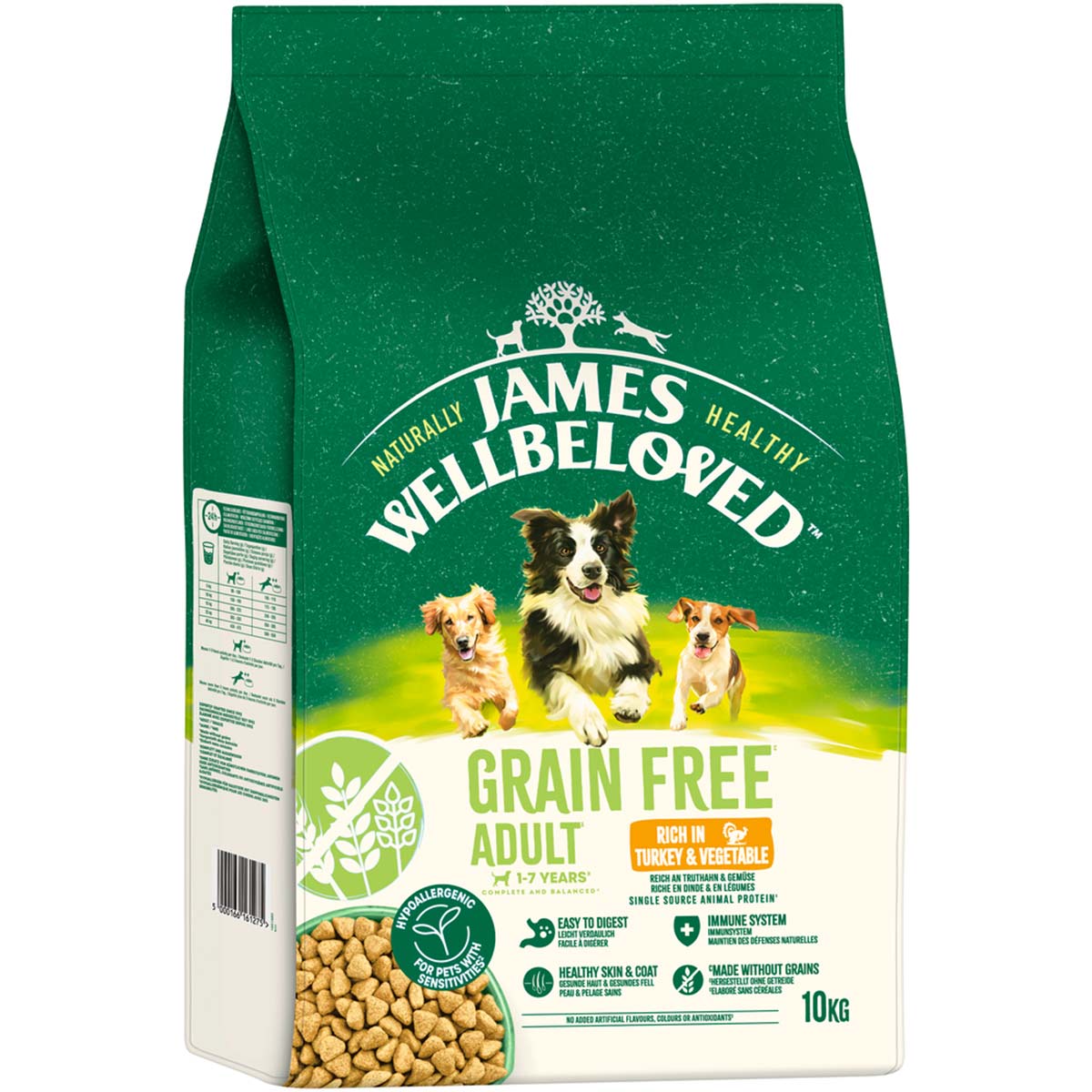 JAMES WELLBELOVED Adult Truthahn & Gemüse 10 kg von James Wellbeloved