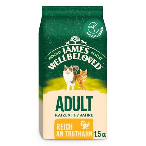 JAMES WELLBELOVED 1,5kg Katze Trockenfutter Truthahn JAMES WELLBELOVED 1,5kg Katze Trockenfutter Truthahn von James Wellbeloved