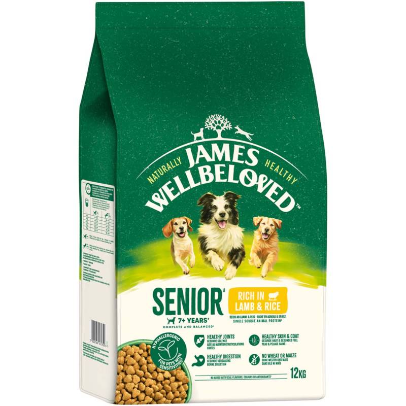 JAMES WELLBELOVED Senior Lamm & Reis 12 kg von James Wellbeloved