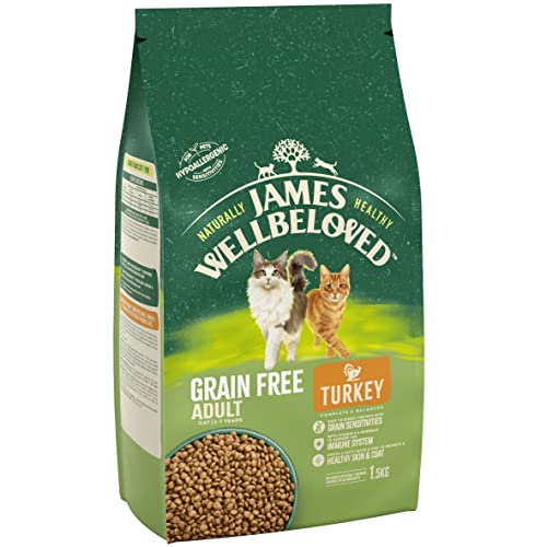 James Wellbeloved 19916/3863 Turkey and Vegetables Adult No Cereals Cat Food 1.5 Kg von James Wellbeloved