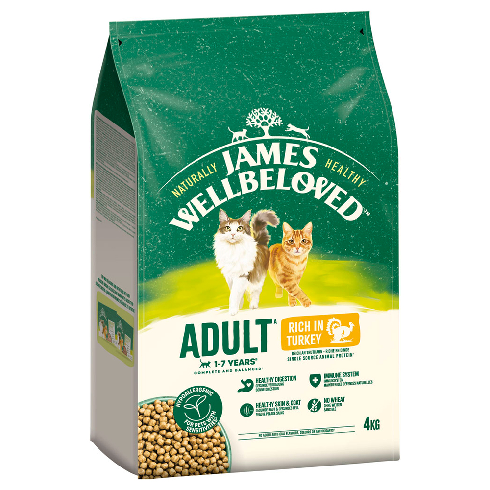 James Wellbeloved Adult Cat Hypoallergenic Truthahn & Reis - 4 kg von James Wellbeloved