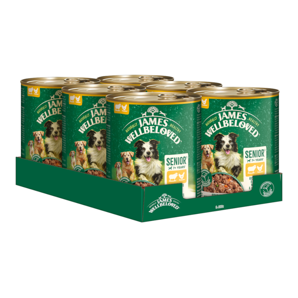 James Wellbeloved Adult Dog Hypoallergenic Lamm & Huhn - Sparpaket: 12 x 800 g von James Wellbeloved