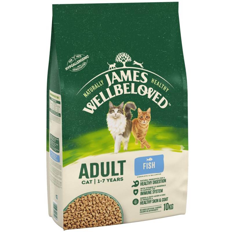 James Wellbeloved Adult Cat Hypoallergenic Fisch & Reis - 10 kg von James Wellbeloved