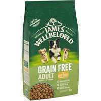 James Wellbeloved Grain Free Adult Dog Hypoallergenic Truthahn & Gemüse - 10 kg von James Wellbeloved