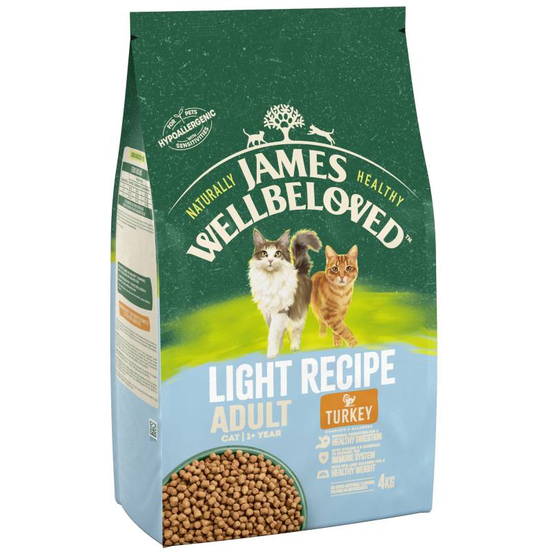 James Wellbeloved Adult Cat Light Hypoallergenic Truthahn & Reis - 4 kg von James Wellbeloved