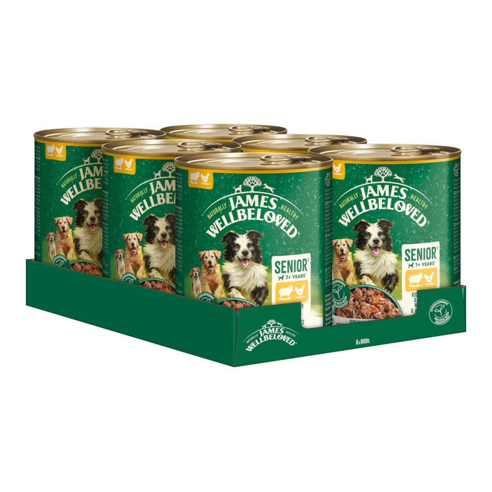 James Wellbeloved Senior Dog Hypoallergenic Lamm & Huhn - 6 x 800 g von James Wellbeloved