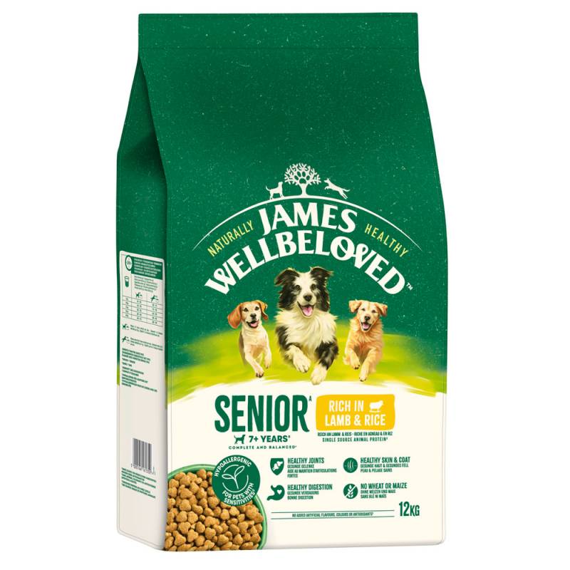 James Wellbeloved Senior Dog Hypoallergenic Lamm & Reis - 12 kg von James Wellbeloved