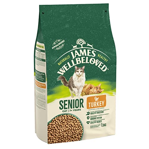 James Wellbeloved Turkey and Rice Senior Dry Cat Food 1.5 Kg von James Wellbeloved