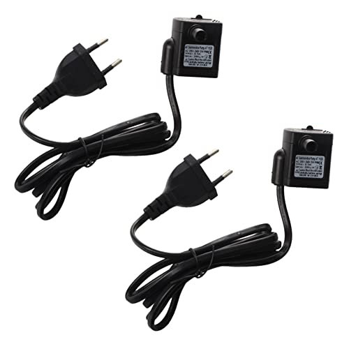 Janasiba 2X AC 220V 3W Unterwasser Wasserpumpe Fuer Aquarium Teich Brunnen EU-Stecker von Janasiba