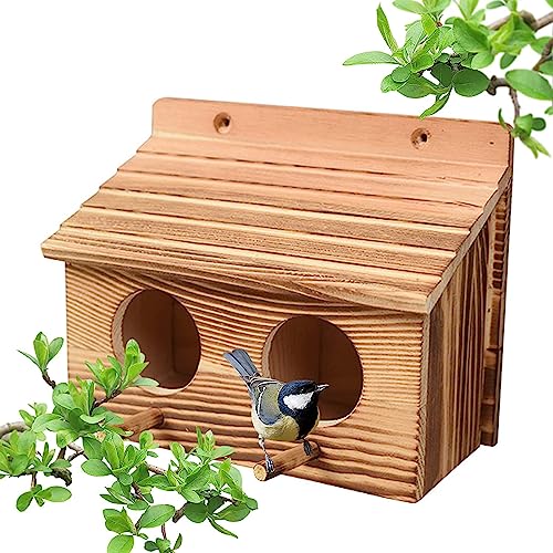 Vogel-Nistkästen, Vogelkästen Garten kleine Vögel, Vogelhäuser für Garten, Taubenschlag, Rotkehlchen, Schwalbe, Vogelhaus, Haus Martin Nistkasten von Jannity