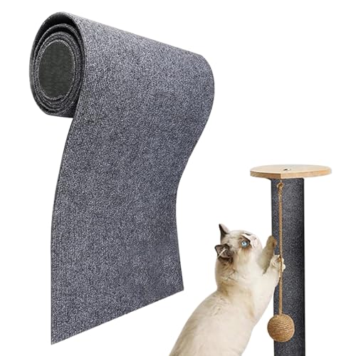 Katzenkratzmatte für Möbel, Selbstklebende Katzenkratzmatte - Bodenkratzmatte für den Innenbereich,Haustierfreundliches Katzenspielzeug zum Krallenschärfen für Teppich, Sofa und Couch von Janurium